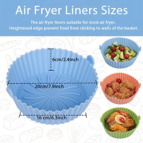 Microwave & Air Fryer Silicone Baking Tray (Set of 3)