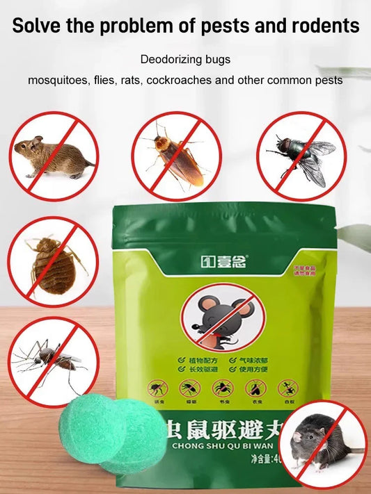 🔥Last Day 50% OFF🔥[One pellet lasts for one year!]Rodent and insect repellent Tablets