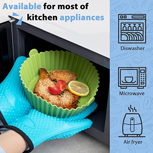 Microwave & Air Fryer Silicone Baking Tray (Set of 3)
